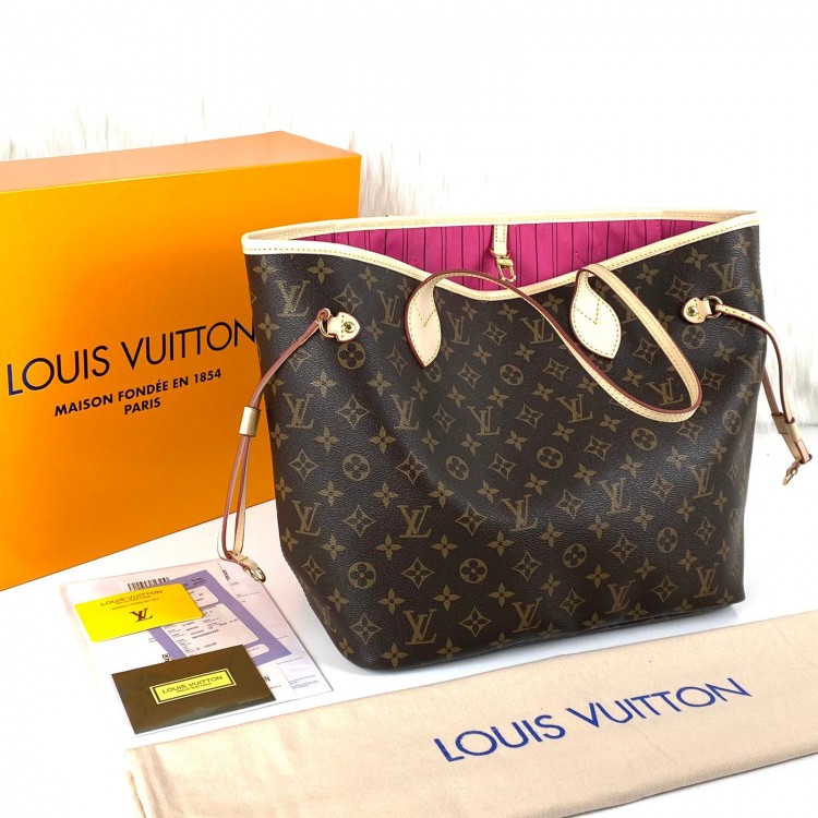 LOUİS VUİTTON NEVERFUL MM ORTA BOY CLASSİC FUSYA